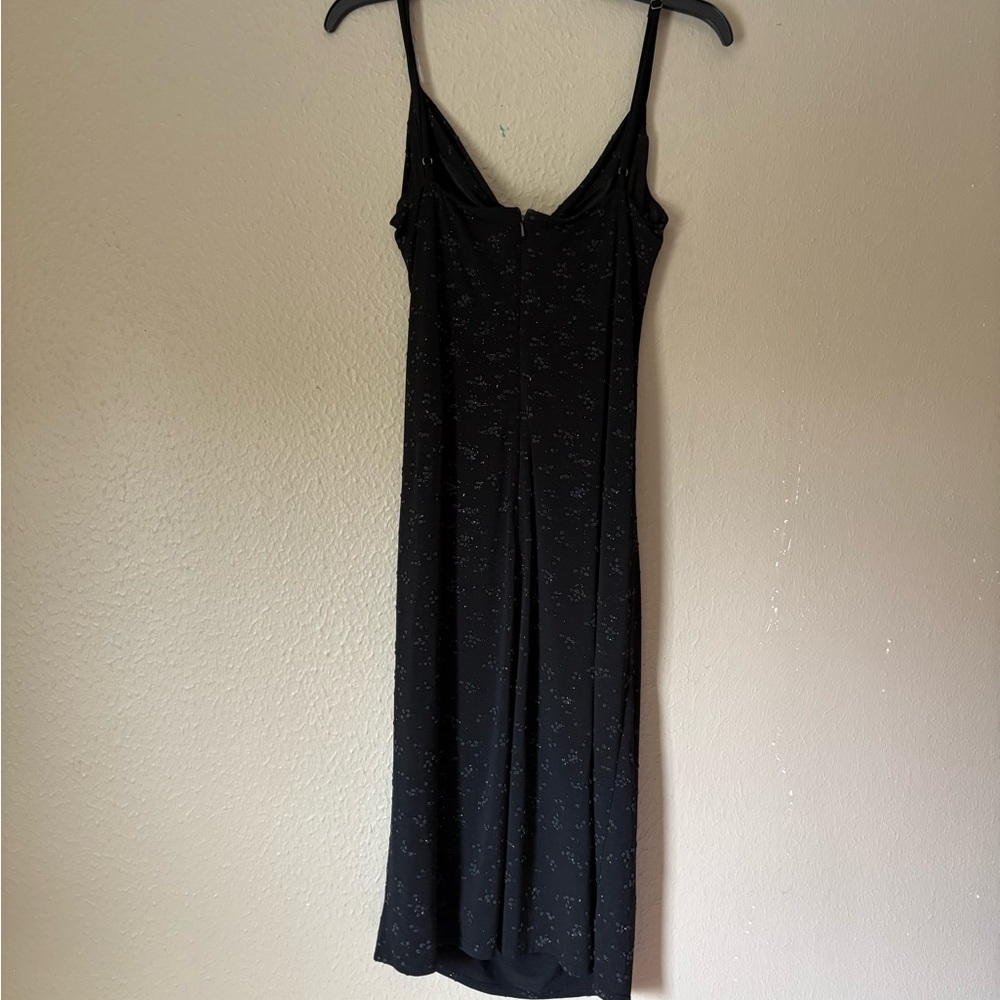 Laundry By Shelli Segal Black Beaded Dress